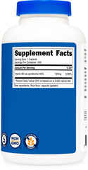 Vitamin B6 (Pyridoxine HCl)-240 Capsules