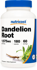 Dandelion Root Dietary Supplement 1525mg - 180 Capsules