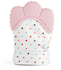 Teether Mitten for Babies with Teething Toy - Safe (BPA Free), Washable and Durable Teething Mitt - Provides Soothing Relief from Sore Gums Mint, by Qings