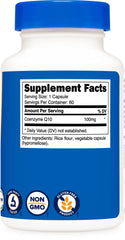 Coenzyme Q10 - 120 Veggie Capsules