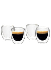 Double Wall Glass 4Pcs 80ml