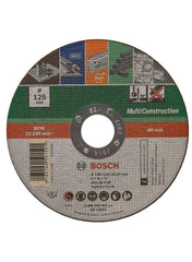 Straight Cutting Multi Construction Disc 125 X 1 Mm