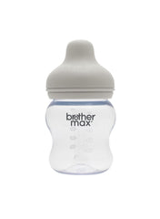 Pp Extra Wide Neck Bottle 0-3 Months Grey 160ml 1's BM109G