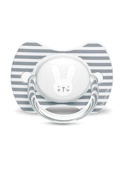 Premium Physiological Soother Grey Rabbit 6-18 Month