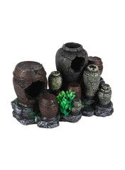 Artificial Ancient Jars Aquarium Decoration