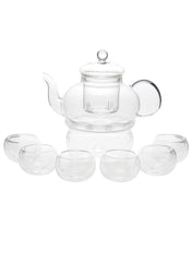 Borosilicate Glass Tea Set 8Pcs