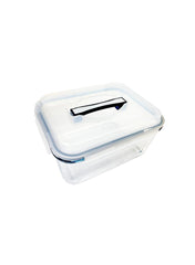 Borosilicate Glass Bakeware Box W Lid Rectangle 6.5 L