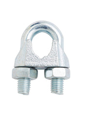 Diall Zinc-Plated Steel Wire Rope Clamp 90 x 12mm