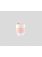Insulated Drink Tumbler, Pink/Grey/White