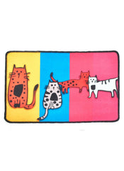 BiggDesign Cats Polyester Doormat