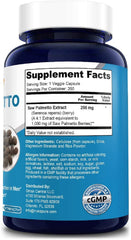 Saw Palmetto Extract 1000 MG - 200 Capsules
