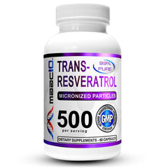 Trans Resveratrol Dietary Supplement - 60 Vegetarian Capsules