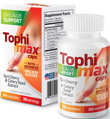 TophiMax Cap With Advanced Uric Acid Blocker - 60 Capsules