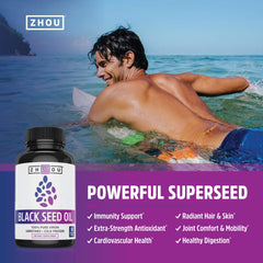 Black Seed Oil Dietary Supplement- 60 Vegetarian Capsules