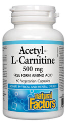 Pack Of 60 Capsules Acetyl-L-Carnitine 60 Veggie Capsules