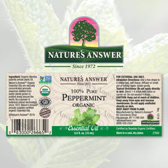Pure Peppermint Organic Essential Oil 15ml