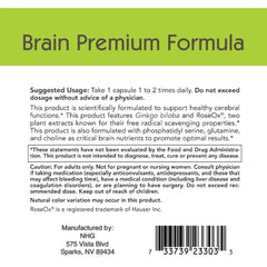 Brain Premium Formula - 60 Capsules