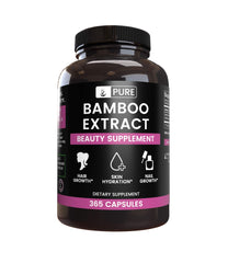 Bamboo Extract Beauty Supplement 750 mg - 365 Capsules