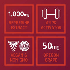 Berberine With Oregon Grape - 60 Capsules