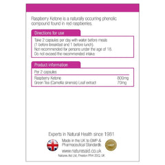 Raspberry Ketones Advance - 60 Capsules