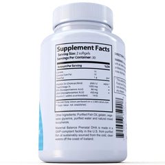 Prenatal DHA With Vitamin D3 60 Softgels