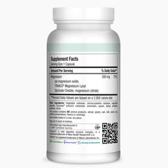 Bone And Nerve Support Magnesium Supplement 300mg - 180 Maxi Capsules