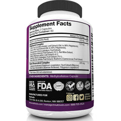 Resveratrol Dietary Supplement - 120 Capsules