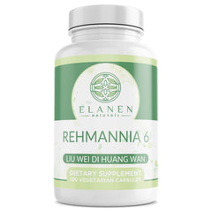 Rehmannia 6 Liu Wei Di Huang Wan Dietary Supplements - 100 Vegetarian Capsules