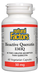Bioactive Quercetin EMIQ 50 mg Dietary Supplement - 60 Vegetarian Capsules