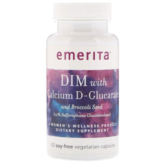 Dim With Calcium D-Glucarate And Broccoli Seed Dietary Supplement - 60 Soy-Free Vegetarian Capsules