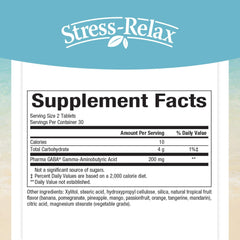 Pharma Gaba Strees-Relax Dietary Supplement 60 Veggie Capsules