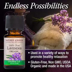 Pure Lavender Organic Essential Oil 15ml
