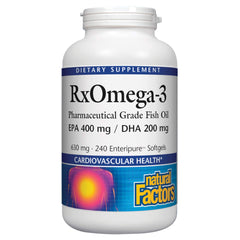 Rx Omega-3 Factors 240 Softgels