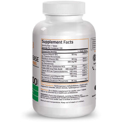 Vitamin B Complex Dietary Supplement - 100 Capsules