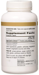 Packs Of 2 Aged Garlic Extract Cardiovascular Extra Strength Reserve Dietary Supplement 120 Capsules