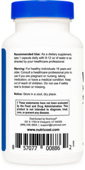 Vitamin B2 100mg Dietary Supplement - 120 Capsules