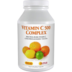 Vitamin C 500 Complex Dietary Supplement - 180 Capsules
