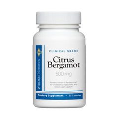 Clinical Grade Citrus Bergamot Dietary Supplement 500Mg - 30 Capsules
