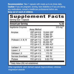Completegest Vegetarian Enzymes - 180 Capsules