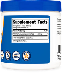 Tudca Powder 25 Grams (Tauroursodeoxycholic Acid) - Gluten Free, Non-GMO 25g