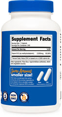 Vitamin B12 2000 mcg Dietary Supplement 240 Capsules