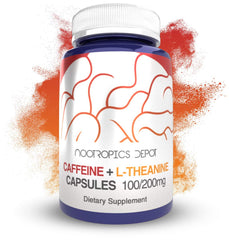 Caffeine L-Theanine Capsules - 180 Capsules