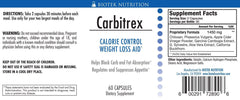 Calorie Control Weight Loss Aid Dietary Supplement - 60 Capsules