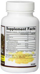 Vegan Hemp Oil Omega 3-6-9 Dietary Supplement-90 Vegan Capsules