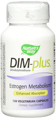 DIM-Plus Estrogen Metabolism Dietary Supplement - 120 Vegetarian Capsules