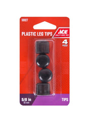 Plastic Leg Tips Pack 1.6 cm 4 Pieces