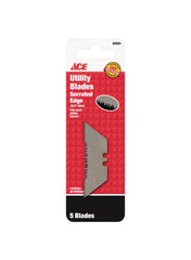 Carbon Steel Serrated Replment Blades 5Pcs