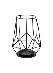 Block Candle Holder Black 21cm