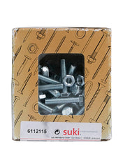 Suki Din 558 Hex Zinc-Plated Steel Screws M6 x 30mm