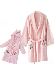 Chancin Cotton Mother And Daughter Matching Robe Pack 2 Pc